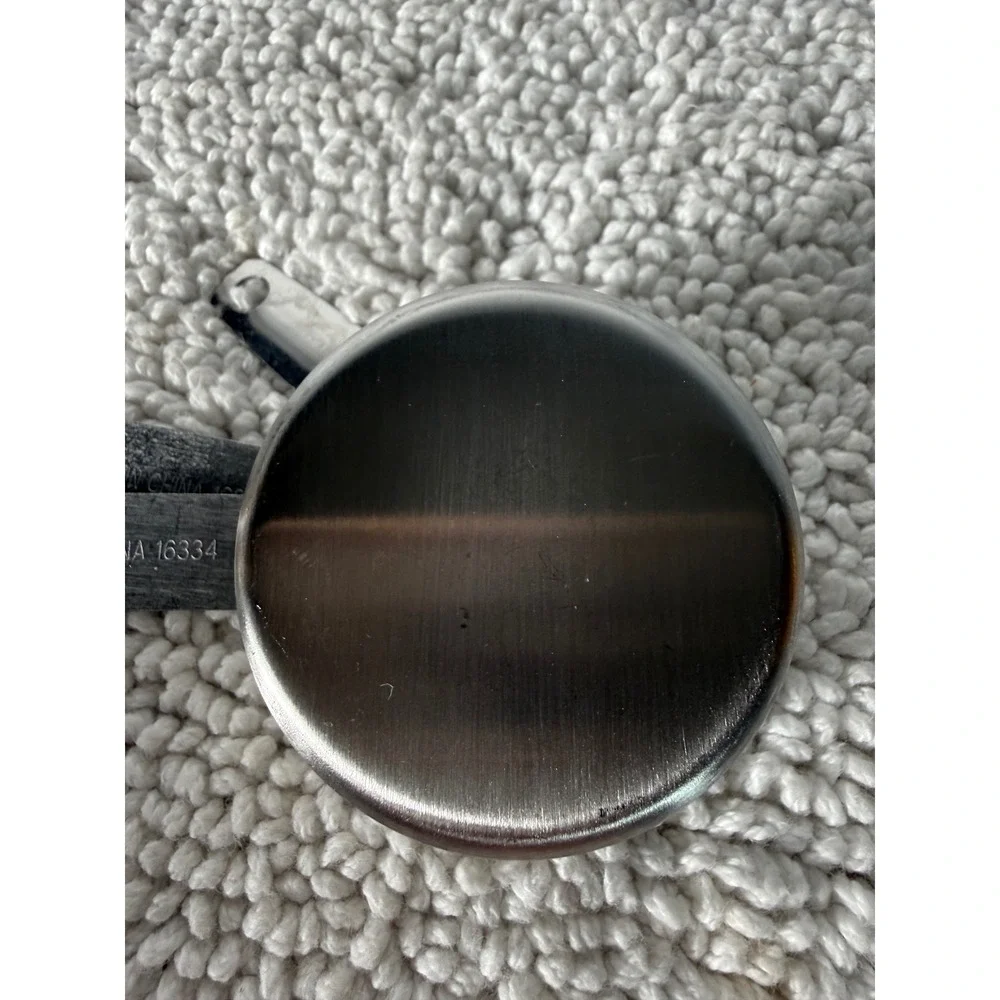 Stainless Steel Measuring Cups Set of 5 Silver‎ Nested Kitchen Tools 16334